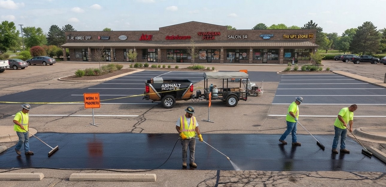 Parking Lot Sealing and Striping Los Angeles